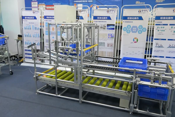 【精益LCIA275】自動空箱堆垛、滿箱減垛機構