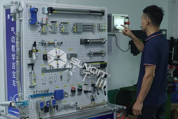 【精益LCIA345】氣動(dòng)教學(xué)百寶車