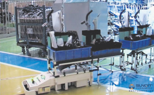 AGV對(duì)接物料架 AGV對(duì)接物料架