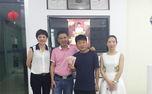 外貿(mào)康云飛摘獲興千田7月份銷售冠軍 外貿(mào)康云飛摘獲興千田7月份銷售冠軍