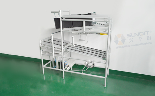 容器自動(dòng)回收旋轉(zhuǎn)機(jī)構(gòu),低成本自動(dòng)化案例 容器自動(dòng)回收旋轉(zhuǎn)機(jī)構(gòu),低成本自動(dòng)化案例