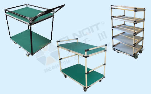 精益管周轉車|生產線精益管推車|物料貨架周轉車 精益管周轉車|生產線精益管推車|物料貨架周轉車