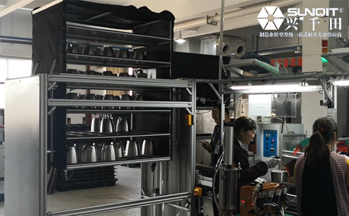 熱水壺小家電精益生產(chǎn)線案例分享 熱水壺小家電精益生產(chǎn)線案例分享