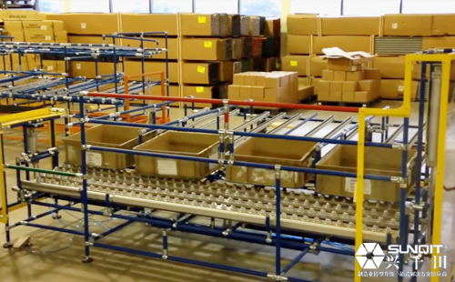 多庫位先進(jìn)先出貨架 LCIA如此神奇！