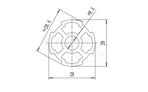加強(qiáng)精益管尺寸圖 加強(qiáng)精益管尺寸圖