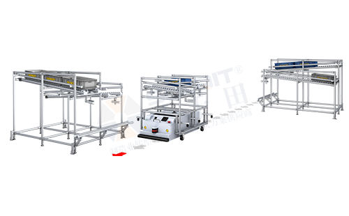 AGV周轉(zhuǎn)車(chē)+物料架-兩側(cè) AGV周轉(zhuǎn)車(chē)+物料架-兩側(cè)