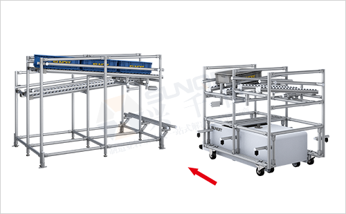 AGV周轉(zhuǎn)車(chē)+物料架-兩側(cè) AGV周轉(zhuǎn)車(chē)+物料架-兩側(cè)