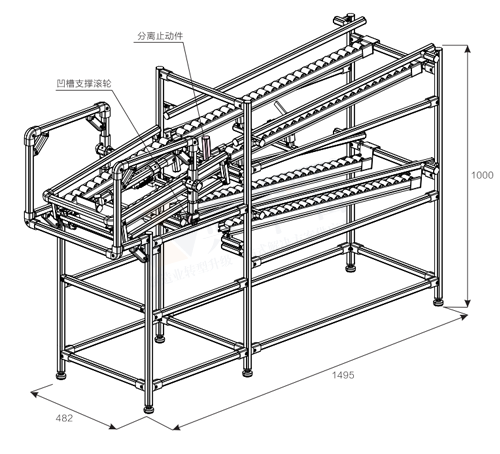 空箱回收物料架(手動(dòng))圖紙 空箱回收物料架(手動(dòng))圖紙