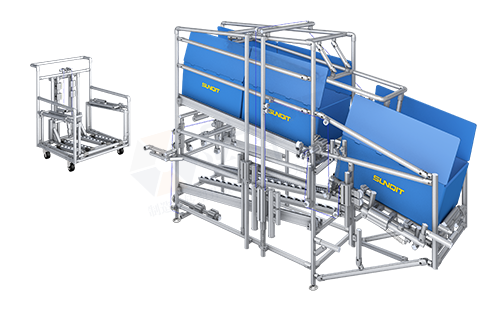 機(jī)械稱重貨架+堆垛周轉(zhuǎn)車 機(jī)械稱重貨架+堆垛周轉(zhuǎn)車