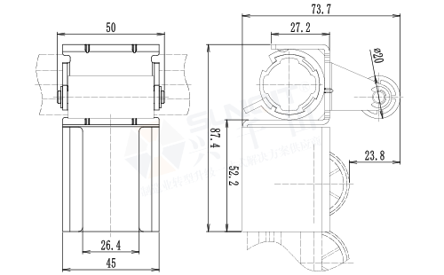 40流利條導(dǎo)輪接頭 40流利條導(dǎo)輪接頭