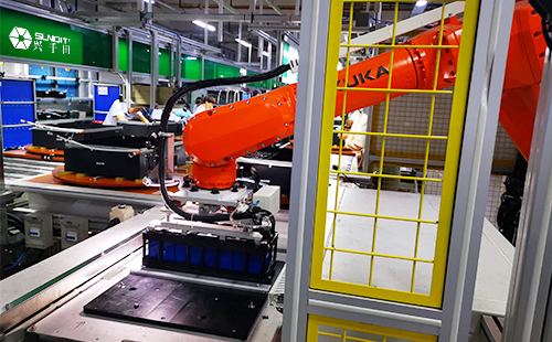 某新能源PACK模組線(xiàn)案例 某新能源PACK模組線(xiàn)案例