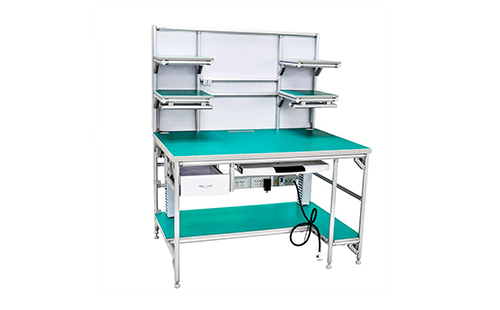 鋁合金<a href='/gongzuotai.htm' class='keys' title='點(diǎn)擊查看關(guān)于精益管工作臺的相關(guān)信息' target='_blank'>精益管工作臺</a>怎么安裝？