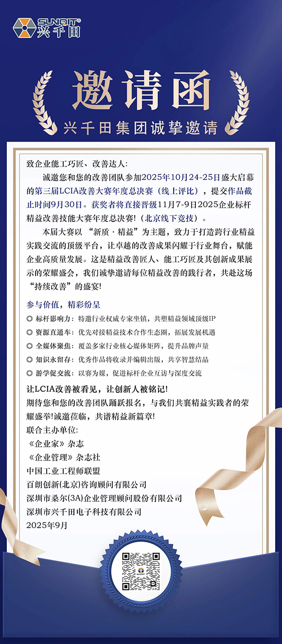 第三屆LCIA改善大賽暨2025企業(yè)標(biāo)桿精益改善技能大賽2 第三屆LCIA改善大賽暨2025企業(yè)標(biāo)桿精益改善技能大賽2